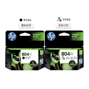 惠普（HP）804XL大容量黑彩色墨盒组合（适用于HP ENVY Photo 6220/HP ENVY Photo 6222 ）