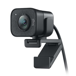 罗技（Logitech）StreamCam 直播摄像头 AI智能面部追踪 全高清1080p 可垂直拍摄 Type C接口 黑色