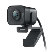罗技（Logitech）StreamCam 直播摄像头 AI智能面部追踪 全高清1080p 可垂直拍摄 Type C接口 黑色