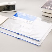 晨光(M&G)文具A4透明拉边袋拉链袋文件袋 睿智系列学生开学考试试卷收纳资料袋办公用品 10个装ADMN4167