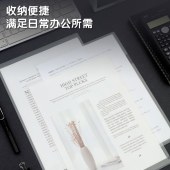 晨光(M&G)文具A4透明单页文件夹 L型办公文件套 资料夹 100片/包ADM929PQ