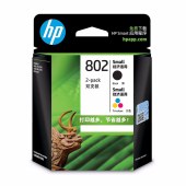 惠普（HP）802原装黑彩墨盒 适用hp deskjet 1050/2050/1010/1000/2000/1510/1511打印机 