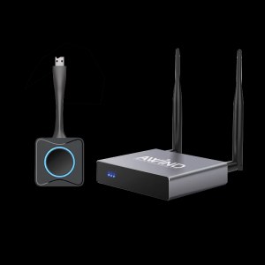AWiND 奇机A-100S无线投屏器  主机+USB 按键