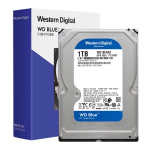西部数据（WD）台式机械硬盘 WD Blue 西数蓝盘 1TB 5400转 64MB SATA CMR垂直 电脑硬盘 3.5英寸 WD10EARZ