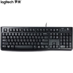 罗技（Logitech）K120 键盘 有线键盘 